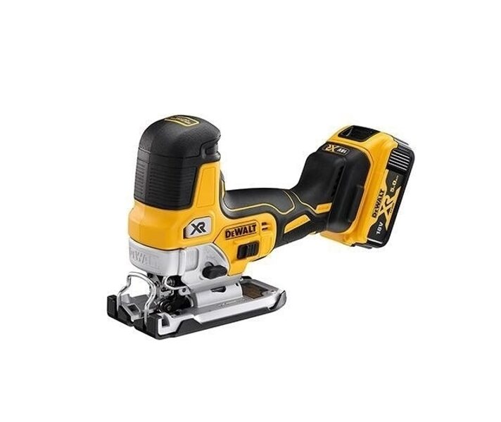 DEWALT finierzāģis 18V 2x5,0Ah DCS335P2-QW