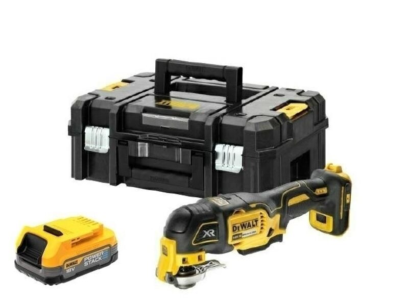 МНОГОФУНКЦИОНАЛЬНЫЙ ИНСТРУМЕНТ DEWALT 18 В 1x1,7 Ач POWERSTACK DCS356E1T-XJ