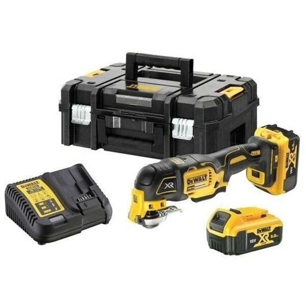 МНОГОФУНКЦИОНАЛЬНЫЙ ИНСТРУМЕНТ DEWALT 18 В 2x5,0 Ач + АКСЕССУАРЫ DCS356P2-QW