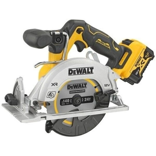 ЦИРКУЛЯРНАЯ ПИЛА DEWALT 12 В 2x5,0 Ач 140 мм DCS512P2-QW