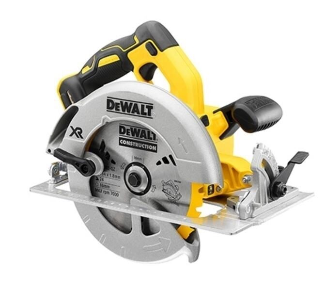 ЦИРКУЛЯРНАЯ ПИЛА DEWALT 18V LI-ION 184 мм БЕЗ АККУМУЛЯТОРОВ И ЗАРЯДНОГО УСТРОЙСТВА DCS570N-XJ