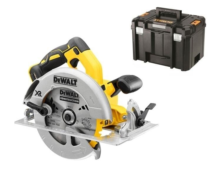 Дисковая пила Dewalt с бесщеточным двигателем 18V LI-ION 184mm без аккумуляторов и зарядного устройства DCS570NT-XJ