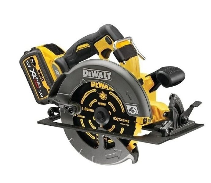 ЦИРКУЛЯРНАЯ ПИЛА DEWALT FLEXVOLT 54 В FLEXVOLT 2x6,0 Ач DCS578T2-QW