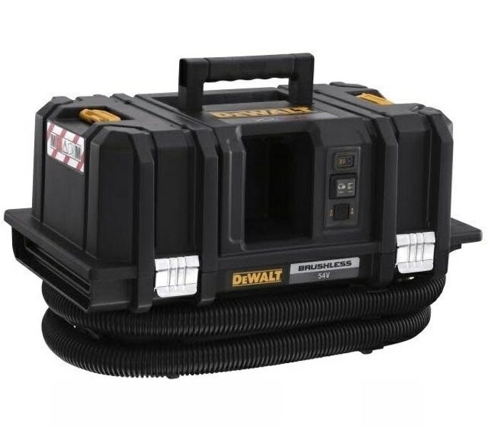 ПЫЛЕСОС DEWALT FLEXVOLT 54В БЕЗ АККУМУЛЯТОРА И ЗАРЯДНОГО УСТРОЙСТВА DCV586MN-XJ