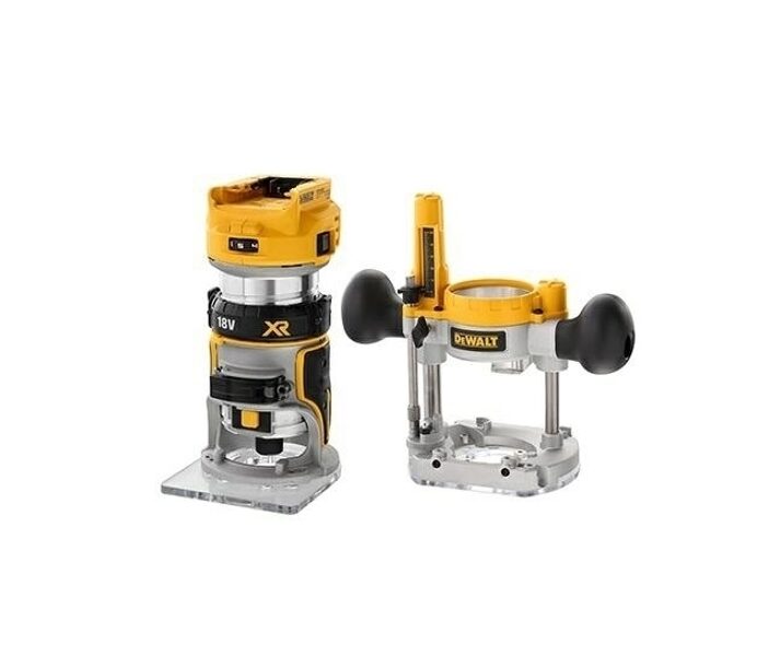 DEWALT Virsfrēze 18V 2in1 8mm BEZ BATERIJAS UN LĀDĒTĀJA DCW604N-XJ