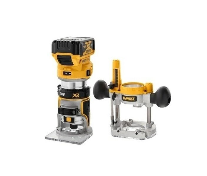 ФРЕЗЕРНЫЙ СТАНОК DEWALT 18В 2в1 8мм 2x5.0Ач TSTAK DCW604P2-QW