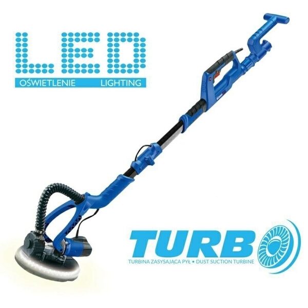 Настенная шлифовальная машина Dedra GIRAFFE LED 750W TURBO DED7766