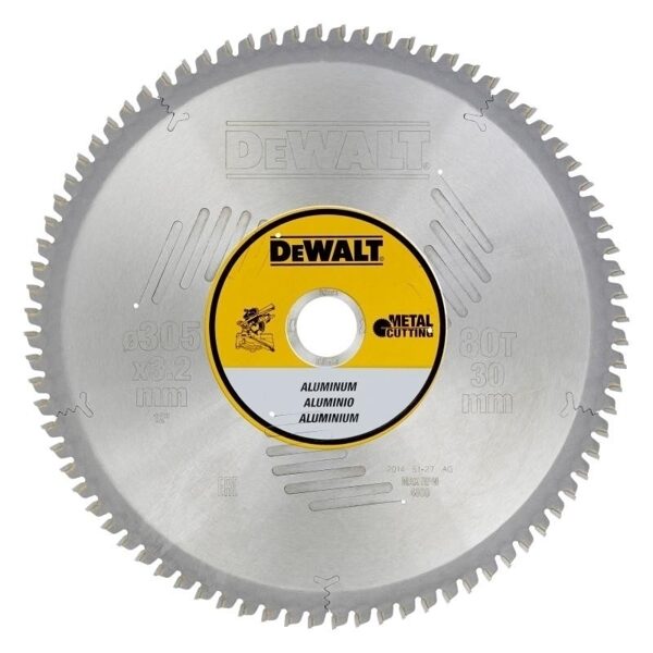 ЦИРКУЛЯРНАЯ ПИЛА DEWALT.305x30mmx80z DT1916-QZ