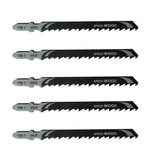  DEWALT ПИЛКИ ДЛЯ ЛОБЗИКА 100х4мм T144D ДЕРЕВО / 5 шт. DT2166-QZ