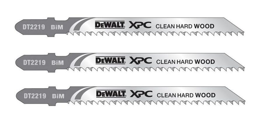 DEWALT ПИЛКИ ДЛЯ ЛОБЗИКА 100x2,5мм T101BRF ДЕРЕВО / 3 шт. DT2219-QZ