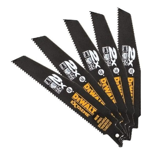 ПИЛЬНОЕ ПОЛОТНО DEWALT RECIMER 152x2,5мм UNIVERSAL EXTREME /5 шт. DT2301L-QZ