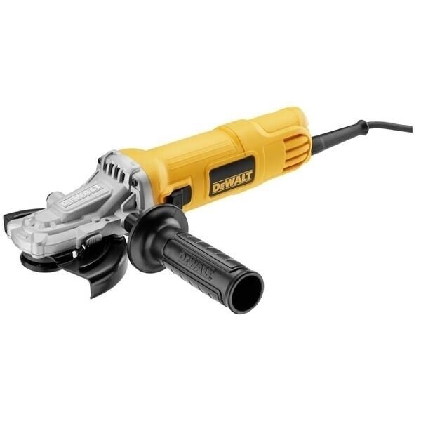 Угловая шлифовальная машина DEWALT 125 мм, 900 Вт, ПЛОСКАЯ ГОЛОВКА DWE4157F-QS