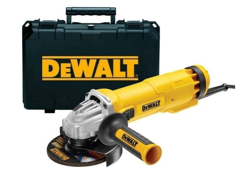 УГЛОВАЯ ШЛИФНИРОВКА DEWALT 125 мм, 1010 Вт, КОРПУС DWE4207K-QS