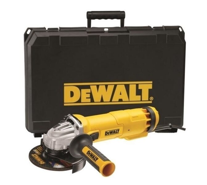 УГЛОВАЯ ШЛИФОВАЛЬНАЯ МАШИНА DEWALT 1400 Вт, 125 мм, КОРПУС DWE4237K-QS