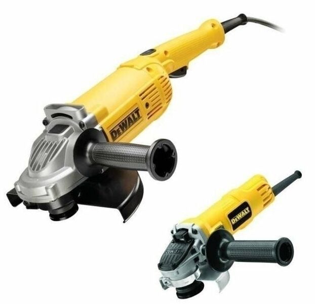 DEWALT Leņķa slīpmašīna 230/2000 W +125/900 DWE492DUO2-QS  (DWE492 + DWE4157)