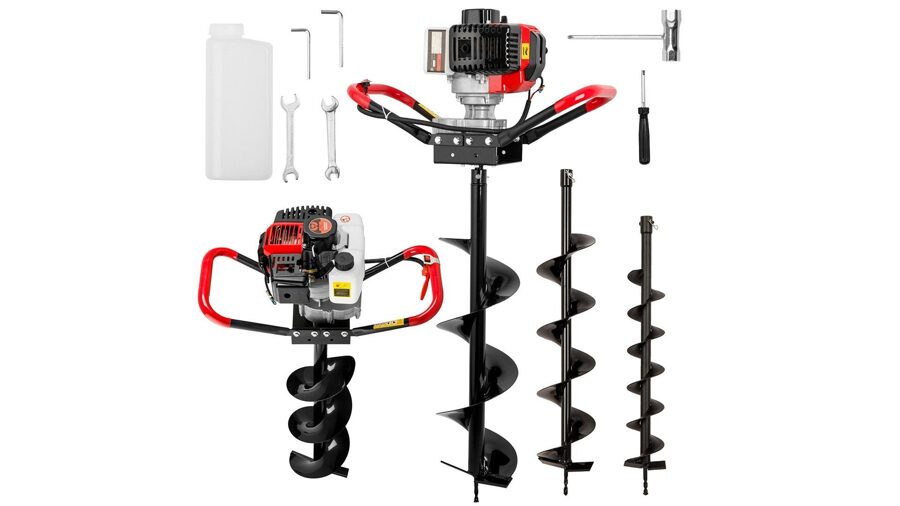 SILVER БЕНЗИНОВАЯ ДРЕЛЬ 3 СВЕРЛА 100/150/200мм  000600