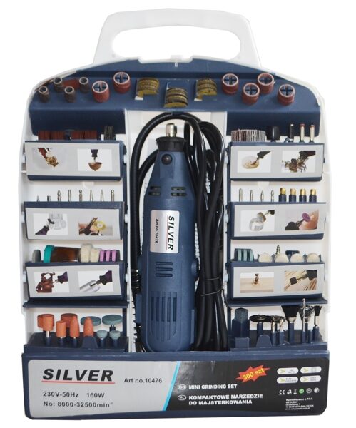 МНОГОФУНКЦИОНАЛЬНАЯ ШЛИФОВАЛЬНАЯ МАШИНА SILVER MULTI 160 Вт + АКСЕССУАРЫ 10476 5907589365566