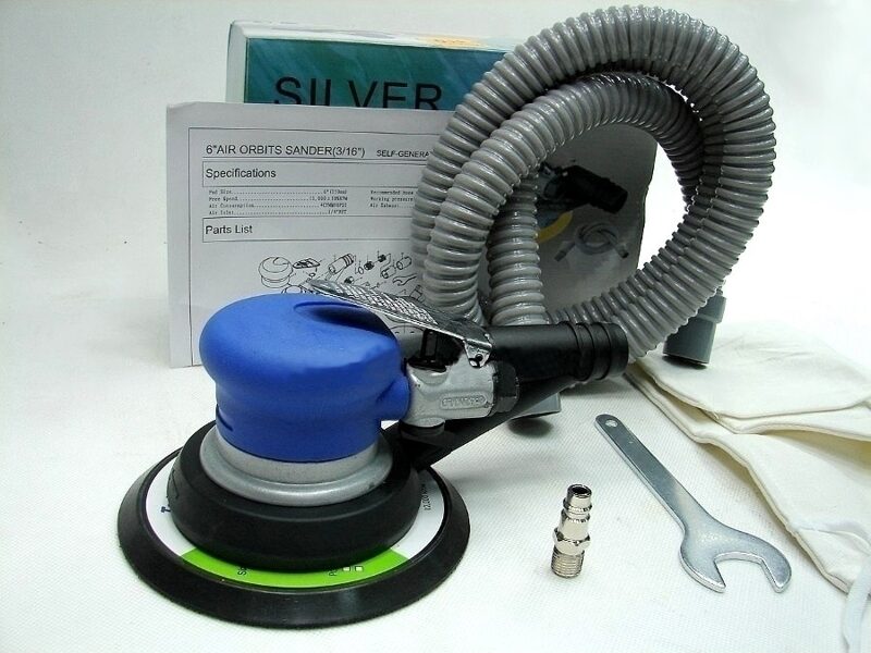 SILVER ПНЕВМАТИЧЕСКАЯ ЭКСЦЕНТРИКОВАЯ ШЛИФОВАЛЬНАЯ МАШИНА 150 ММ 10481