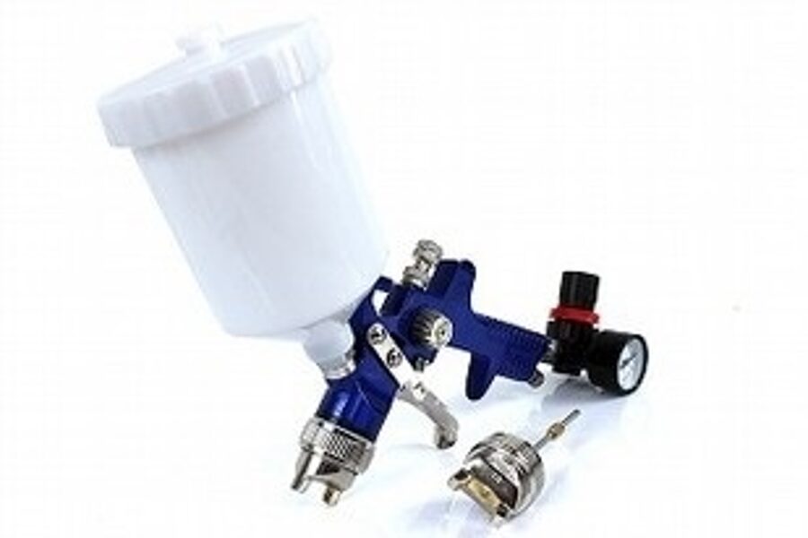 SPRAY GUN WITH AN UPPER TANK WITH GAUGE H-827  10506/1