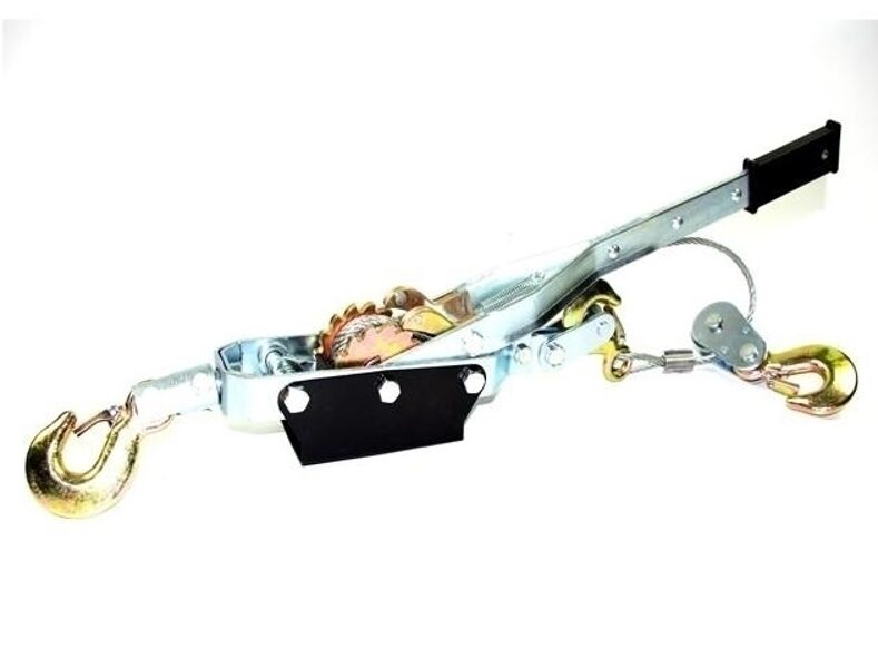 Ручная тросовая лебедка, 4 тонны, двойной трещоточный механизм, трос 2,5 м / 6 мм 4TL-2HAKI