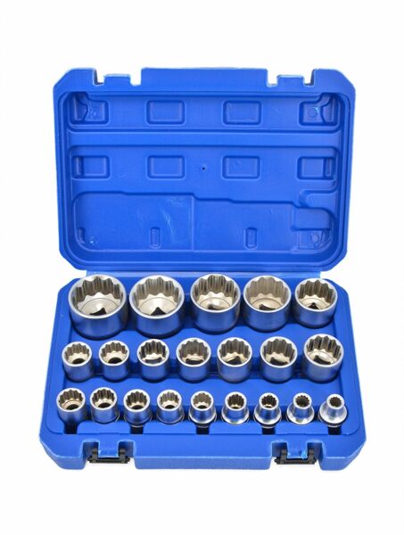 SILVER НАБОР НАСАДОК 1/2" 8-36мм 12-КОНЕЧНЫХ. 21шт СК-021-03 