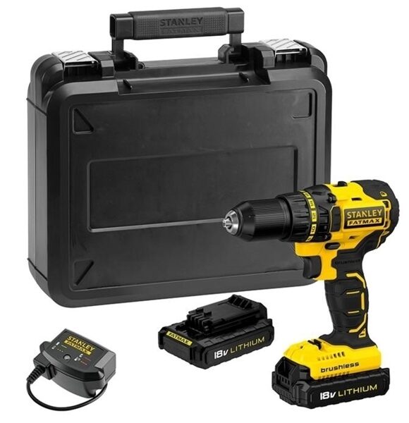 Аккумуляторная дрель-шуруповерт 18В 55Нм 2x1.3Ач FMC608C2K-QW STANLEY