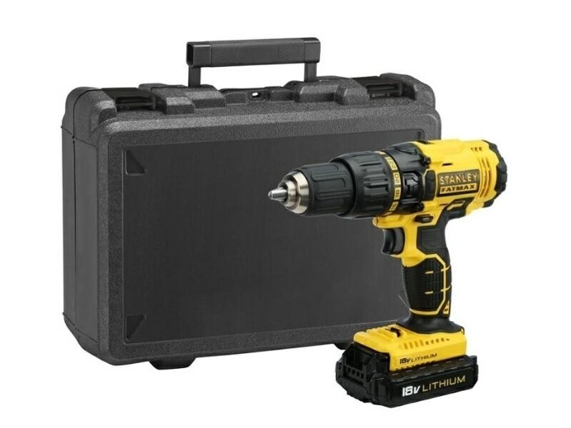 Аккумуляторная дрель-шуруповерт 18В, 47Нм, 2x1,3Ач, LI FMC626C2K-QW STANLEY