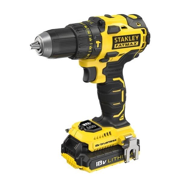 STANLEY HAMMER DRILL 18V 57Nm 2x2.0Ah LI FMC627D2-QW