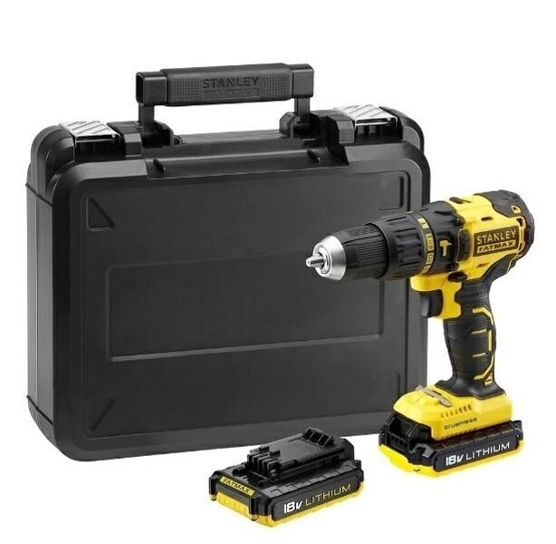 Аккумуляторная ударная дрель-шуруповерт Stanley FMC628D2K; 18 В; 2x2,0 Ач. BRUSHLESS