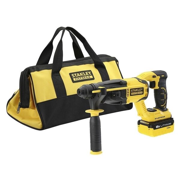 Аккумуляторный перфоратор SDS+, 18В, 1x4Ач, FMCD900M1S-QW Stanley