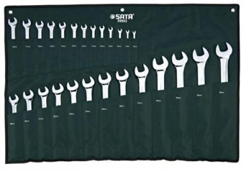 КОМБИНИРОВАННЫЕ КЛЮЧИ SATA 26 ШТ. СУМКА GL09093
