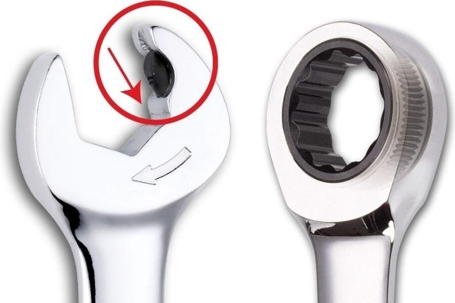 КОМБИНИРОВАННЫЙ КЛЮЧ SATA НА 21 ММ С ДВОЙНОЙ ТРЕЩЕТКОЙ GL43616