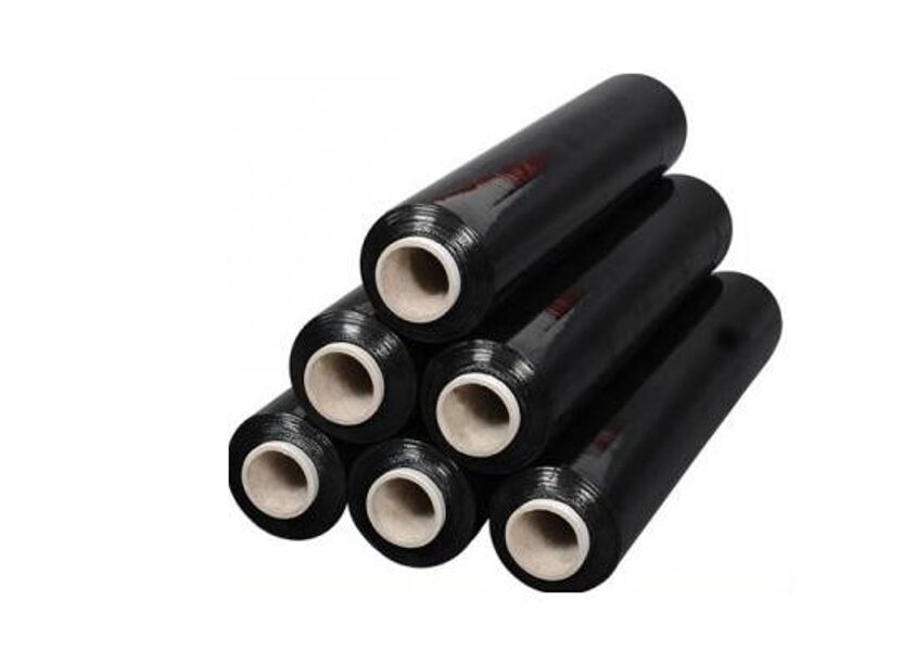 ЭЛАСТИЧНАЯ УПАКОВАЧНАЯ ПЛЕНКА 2,75 кг ЧЕРНЫЙ РОЛИК HSFOL000001 1000000193107