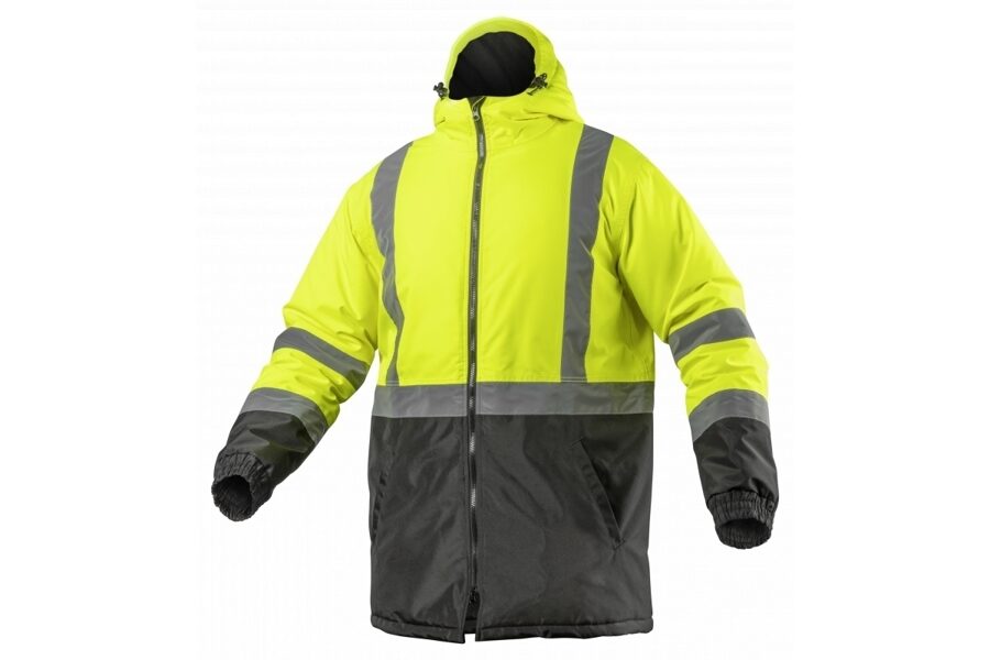 КУРТКА HOGERT С УТЕПЛЕНИЕМ, СВЕТООТРАЖАЮЩАЯ СВЕТОДИОДНАЯ/ЖЕЛТАЯ, РАЗМЕР M HT5K330-M 5902801296789