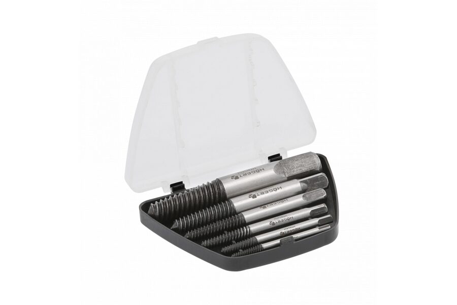 HOGERT НАБОР СЪЕМНИКОВ ДЛЯ РАЗБОРНЫХ ВИНТОВ/ГАЙОК 6 шт. HT8G404