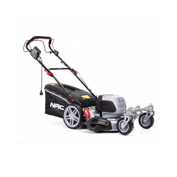 ЭЛЕКТРИЧЕСКАЯ ГАЗОНОКОСИЛКА 1800ВТ С ПРИВОДОМ 51см МЕТАЛЛИЧЕСКИЙ КОРПУС ИНДУКЦИОННЫЙ ДВИГАТЕЛЬ LE18-51-SIR-JR