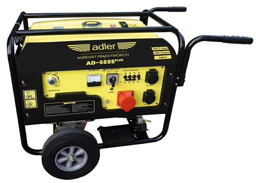 ADLER GENERATOR / POWER GENERATOR AD-688S plus 6,8 кВА / 6,2 кВт / 230/400 В 3800.689