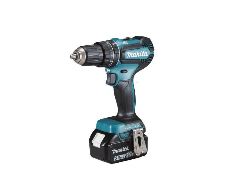 MAKITA HAMMER DRILL 18V 50Nm 2x3.0Ah BLDC MAKPAC DHP485RFJ