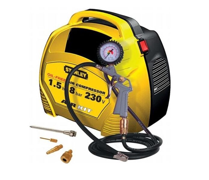 Безмасляный компрессор Air Kit 1100 Вт 8 бар. 180л/мин 8215190STN595 STANLEY