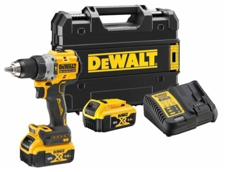 УДАРНАЯ Дрель-шуруповерт DEWALT / ПРИВОДНАЯ 18 В 90 Нм 90 Нм 2x5,0 Ач BL TSTAK DCD805P2T-QW
