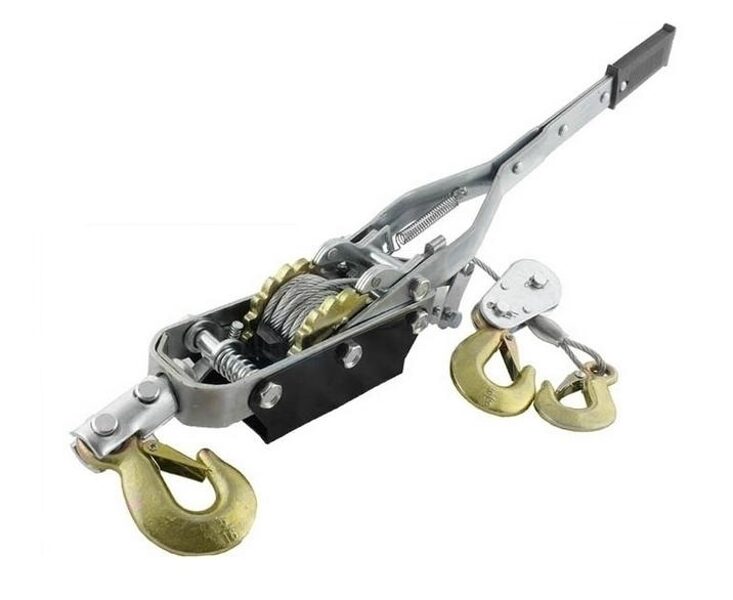 Ручная канатная лебедка JOBI, 4 тонны, двойная трещотка, 2,5 м / 6 мм 19798 5900774597988