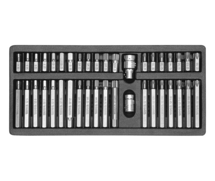 Набор насадок Yato HEX, TORX, SPLINE, 40 шт. (YT-0400) 5906083904004