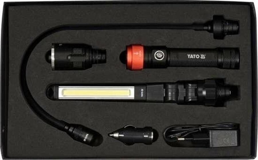 YATO 3в1 ЛАМПА ДЛЯ МАСТЕРСКИХ В ЧЕМОДАНЕ 380LM YT-08521