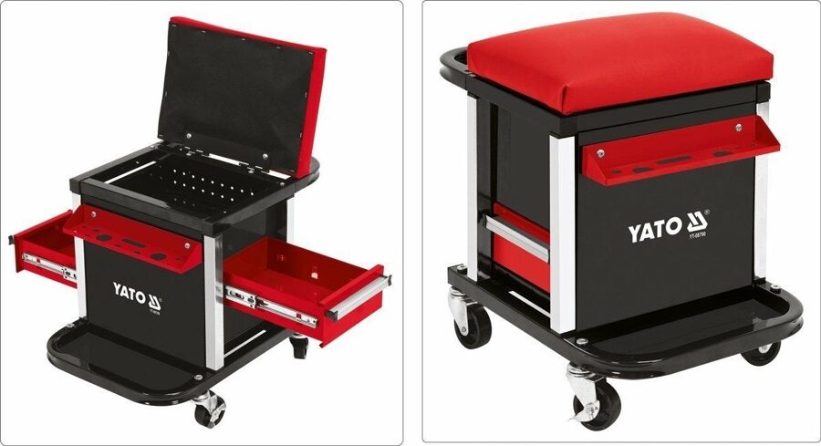 YATO СТУЛ ДЛЯ МАСТЕРСКОЙ С ЯЩИКАМИ YT-08790