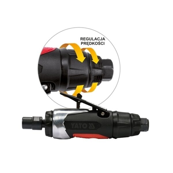 YATO Пневматическая шлифовальная машина 1/4 дюйма, 6,3 бар. 113 л/мин YT-09632 5906083011597