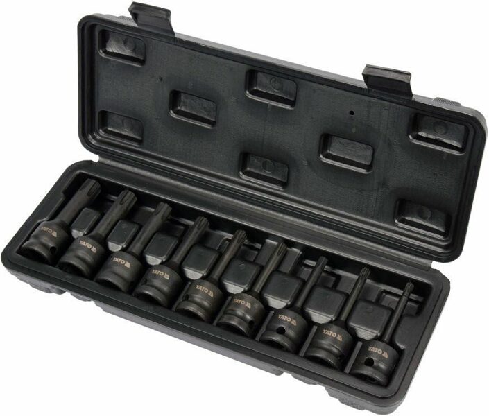 YATO RIBE IMPACT WRENCHES 9pcs. YT 10681 5906083055522