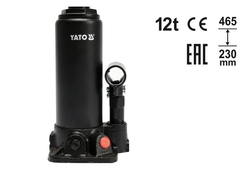 Гидравлический домкрат YATO 12T 230-462mm YT-17005