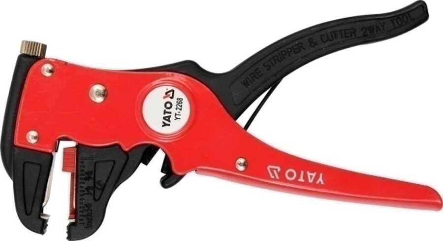 Автоматический инструмент для зачистки проводов. YATO 175 мм, от 0,2 до 4 мм2 YT-2268