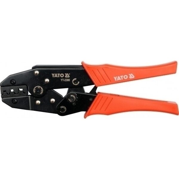 YATO Клещи для опрессовки коннекторов 220мм 0,5-6,0мм YT-2300 5906083923005