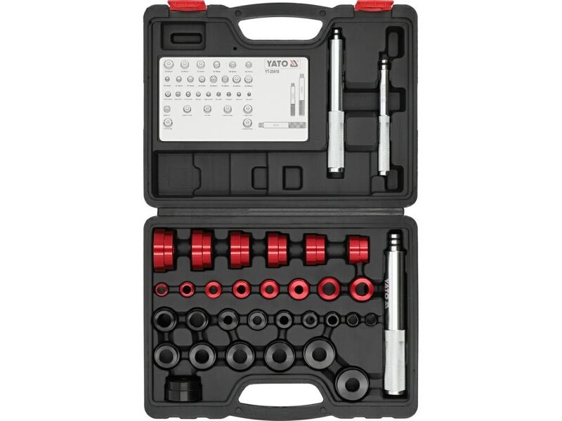 КОМПЛЕКТ ДЛЯ УСТАНОВКИ ПОДШИПНИКОВ И УПЛОТНЕНИЙ YATO YT-25418 5906083108846